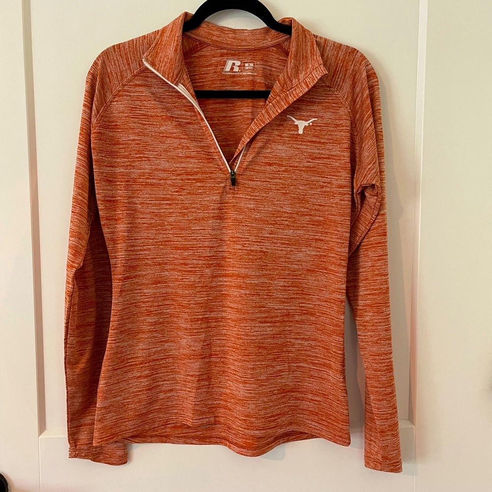 Russell women’s long sleeve moisture wicking 3/4 zip pullover